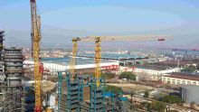 XCMG Official 2022 Year 20 Ton Arm Length 75m Maximum Secondhand Tower Crane  XGT360-20S1 for Sale